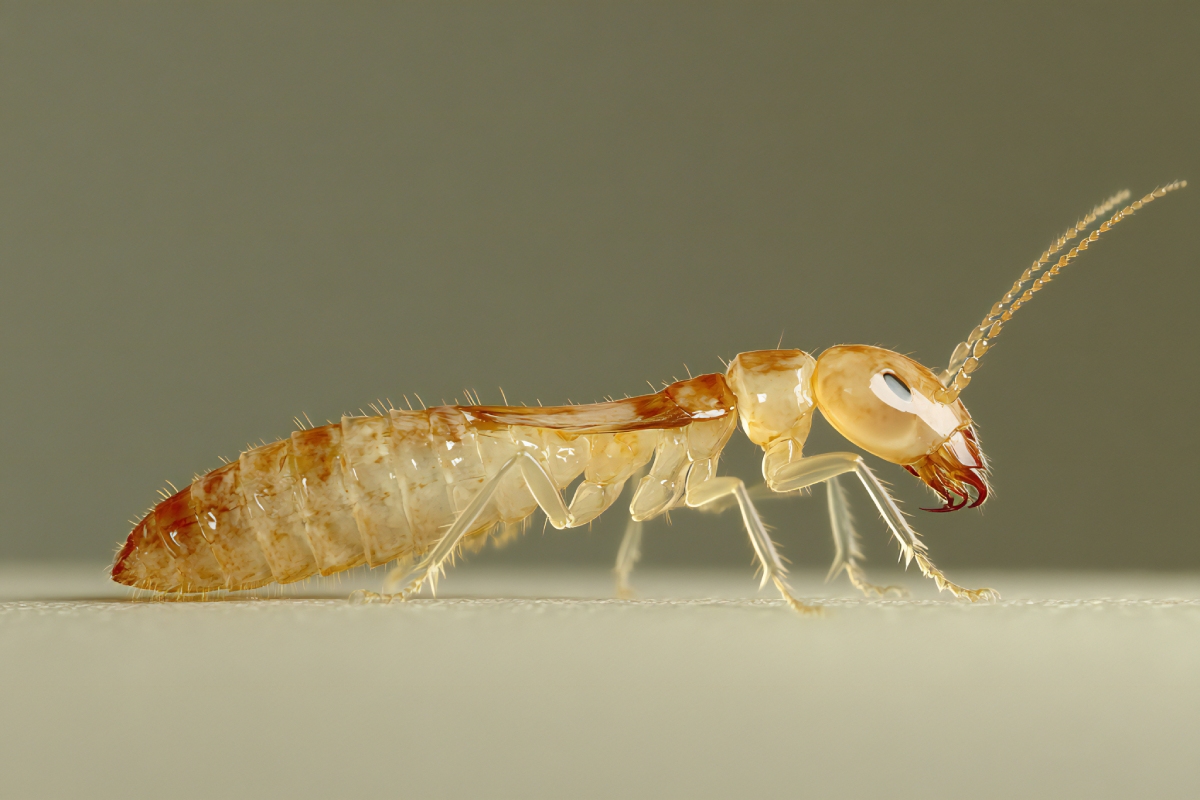 Recherche de termites dans une structure en bois